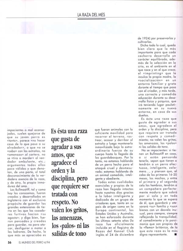 Articulos publicados por Christina de Lima-Netto, Castro-Castalia Bullmastiffs