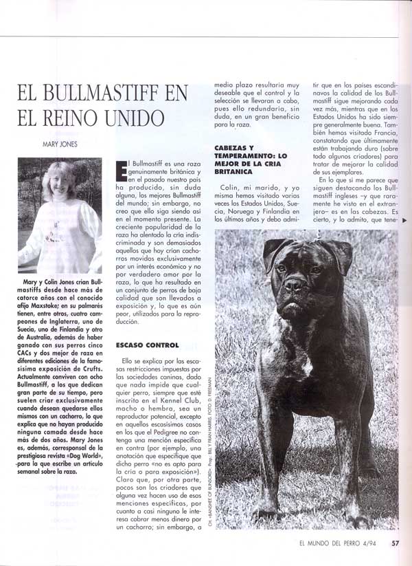 Articulos publicados por Christina de Lima-Netto, Castro-Castalia Bullmastiffs