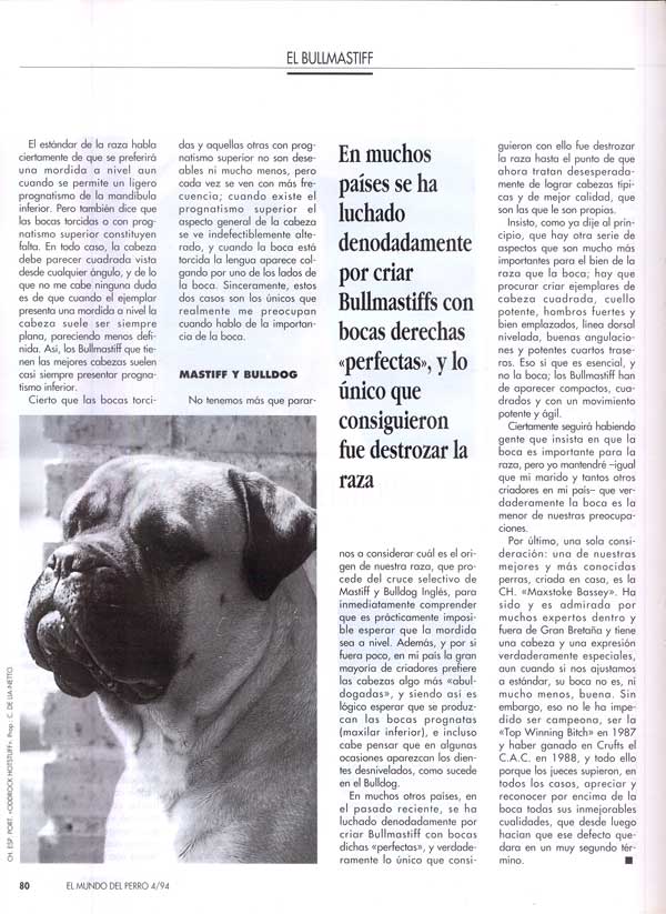 Articulos publicados por Christina de Lima-Netto, Castro-Castalia Bullmastiffs